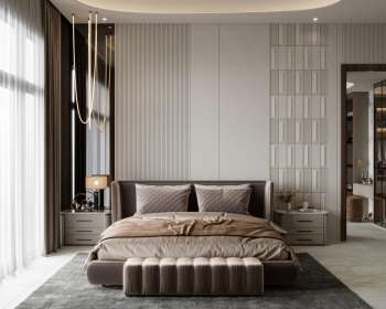 Thiết kế phòng ngủ master cho căn penthouse diện tích 35m2